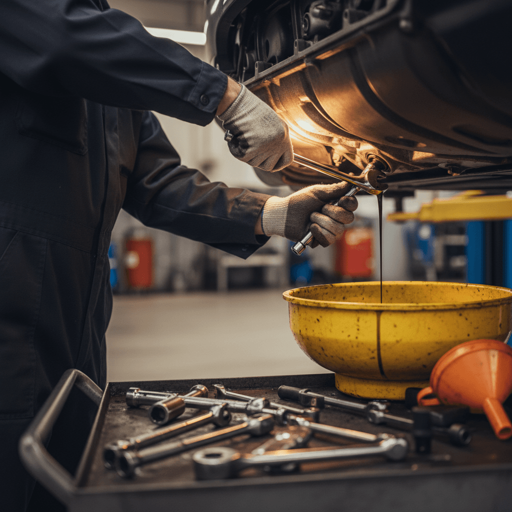 Oil change service